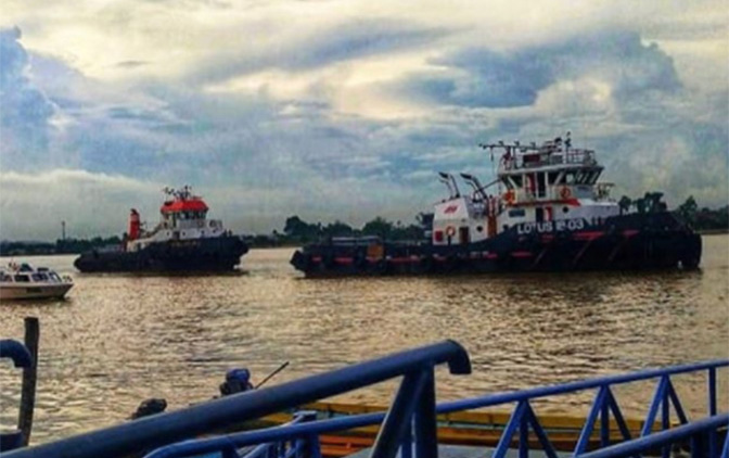 Tugboat Lotus 18-03 milik PTKSA
